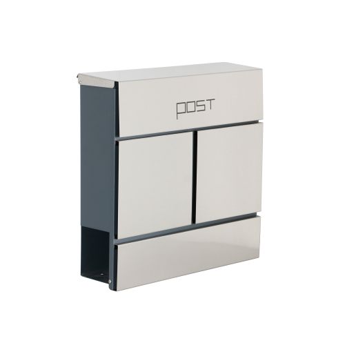 Phoenix Estilo Top Loading Letter Box Stainless Steel with Key Lock - MB0124KS