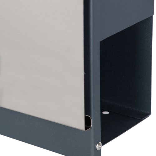 Phoenix Estilo Top Loading Letter Box Stainless Steel with Key Lock - MB0125KS  22112PH