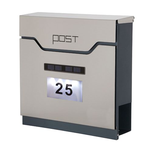 22112PH | THE PHOENIX ESTILO MB0125KS TOP-LOADING LETTER BOX is a secure, ultra stylish letter box. Durable, attractive and ideal for the modern home.