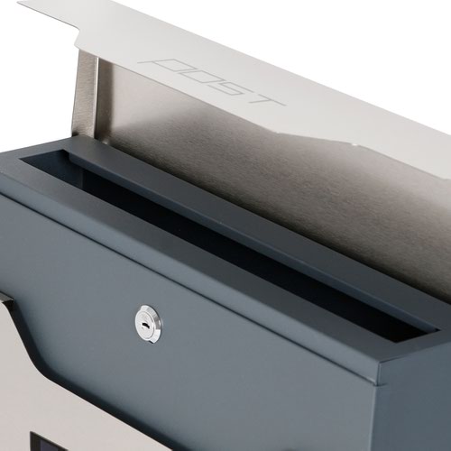 Phoenix Estilo Top Loading Letter Box Stainless Steel with Key Lock - MB0125KS 22112PH
