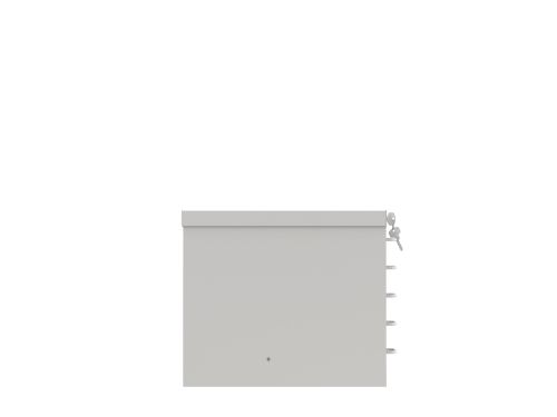 Phoenix MD Series MD0304G 5 Drawer Multidrawer Cabinet in Grey with Key Lock Multidrawer Cabinets MD0304G