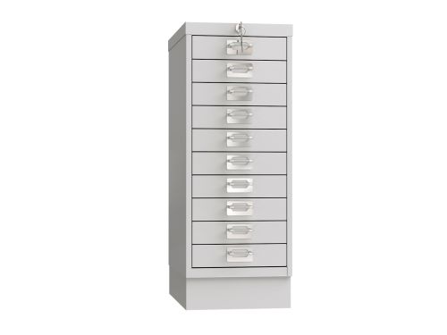 Phoenix MD Series MD0604G 10 Drawer Multidrawer Cabinet in Grey with Key Lock MD0604G Buy online at Office 5Star or contact us Tel 01594 810081 for assistance
