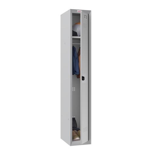 61944PH - Phoenix PL Series 1 Column 1 Door Personal locker in Grey with Combination Lock PL1130GGC
