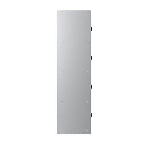 Phoenix PL Series 1 Column 4 Door Personal Locker Grey Body Blue Doors with Combination Lock PL1430GBC Phoenix