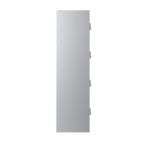 Phoenix PL Series 1 Column 4 Door Personal locker in Grey with Electronic Locks PL1430GGE