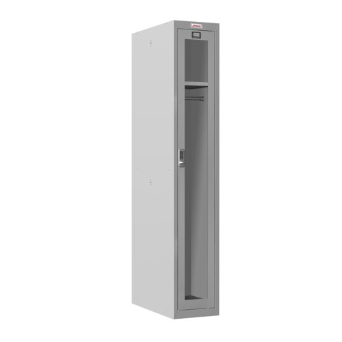 54543PH | THE PHOENIX PLC SERIES CLEAR DOOR PERSONAL LOCKERS are the ideal solution for Workplaces, Gyms, Schools, and Public facilities. Providing a secure and efficient storage solution for various personal items in diverse settings, combining functionality, security, and durability.