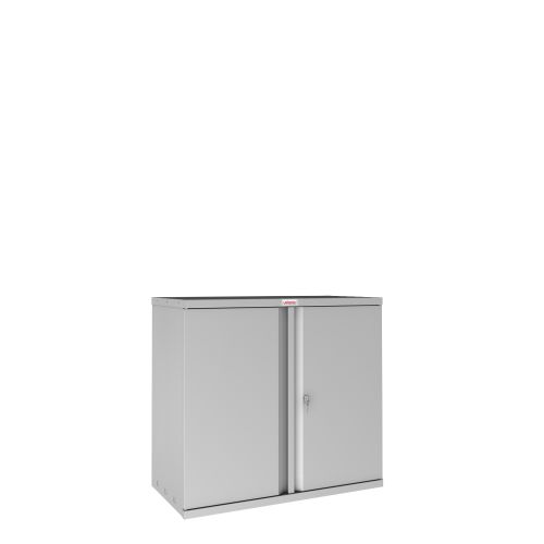 Phoenix SC Series SC0891GK 2 Door 1 Shelf Stationery Cupboard in Grey with Key lock