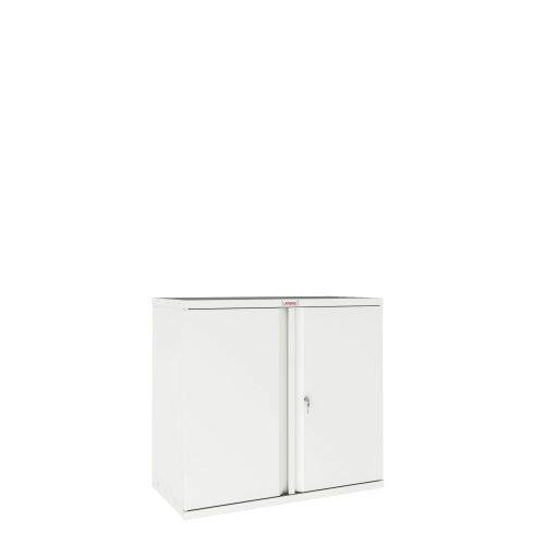 Phoenix SC Series SC0891WK 2 Door 1 Shelf Stationery Cupboard in White with Key lock