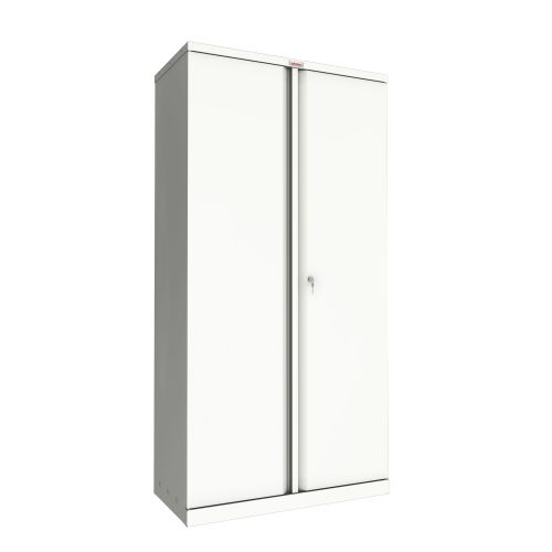 Phoenix SC Series SC1891WK 2 Door 4 Shelf Stationery Cupboard in White with Key lock