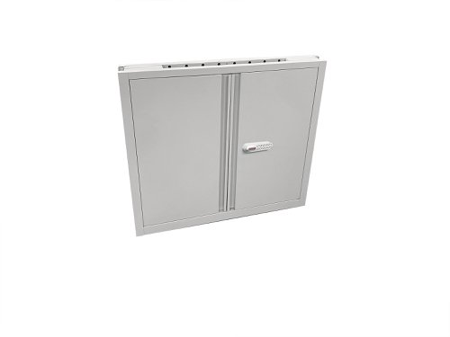 Phoenix SCF Series 2 Door 1 Shelf Steel Storage Cupboard With Electronic Lock Grey - SCF0891GGE