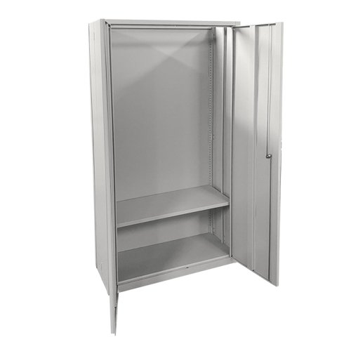 Phoenix SCF Series 2 Door 4 Shelf Steel Storage Cupboard With Electronic Lock Grey - SCF1891GGE