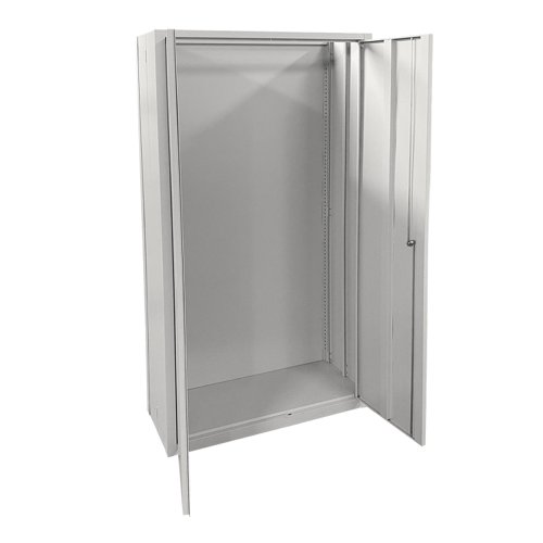 Phoenix SCF Series 2 Door 4 Shelf Steel Storage Cupboard With Electronic Lock Grey - SCF1891GGE