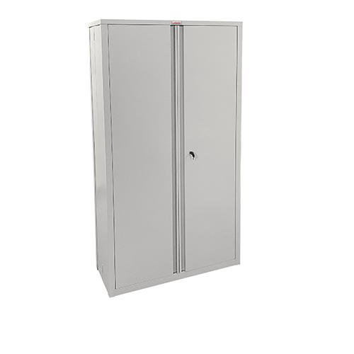 Phoenix SCF Series 2 Door 4 Shelf Steel Storage Cupboard With Key Lock Grey - SCF1891GGK