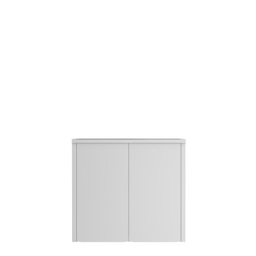 Phoenix SCL Series 2 Door 1 Shelf Steel Storage Cupboard Grey Body Blue Doors with Key Lock SCL0891GBK