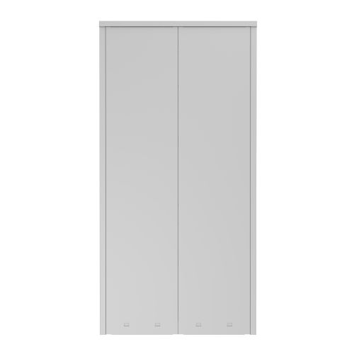 Phoenix SCL Series 2 Door 4 Shelf Steel Storage Cupboard Grey Body Blue Doors with Key Lock SCL1891GBK  34395PH