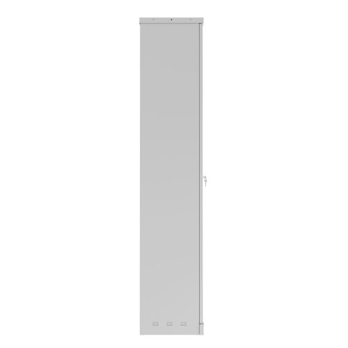 Phoenix SCL Series 2 Door 4 Shelf Steel Storage Cupboard in Grey with Key Lock SCL1891GGK 34388PH