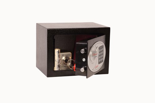 Phoenix Black Compact Home and Office Security Safe Size 1 Electric Lock SS0721E PN10236