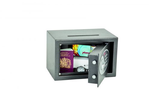 PX0356 Phoenix Vela Deposit Home & Office SS0801ED Size 1 Security Safe with Electronic Lock
