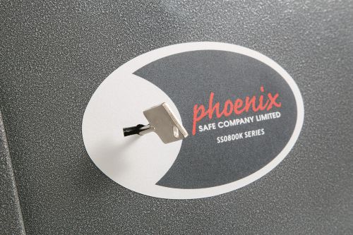 Phoenix Vela Home and Office Size 1 Security Safe Key Lock Graphite Grey SS0801K
