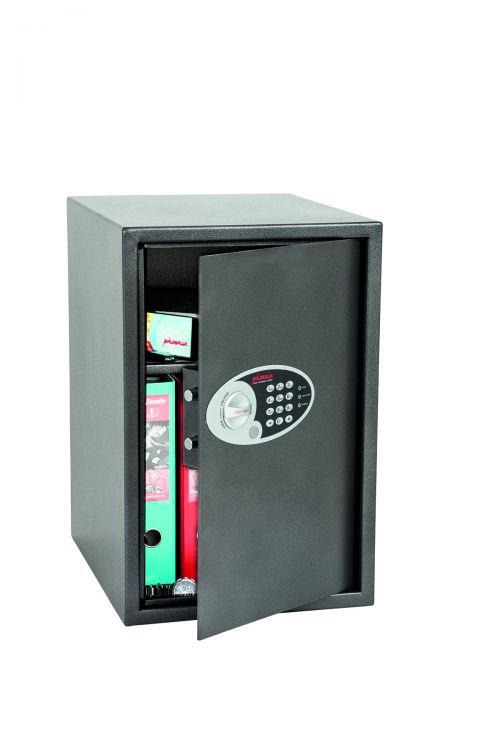 Phoenix Vela Home and Office Size 5 Security Safe Electronic Lock Graphite Grey SS0805E  58136PH