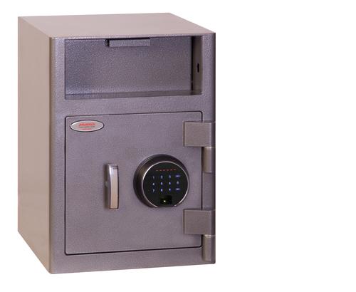 THE PHOENIX CASHIER DEPSOIT is a front loading security and deposit safe for 24 hour cash management. 