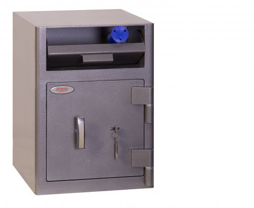 Phoenix Cash Deposit SS0996KD Size 1 Security Safe with Key Lock Cash Safes SS0996KD