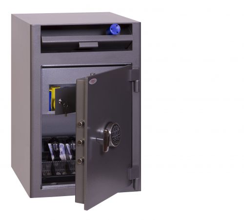 Phoenix Cash Deposit SS0998ED Size 3 Security Safe with Electronic Lock