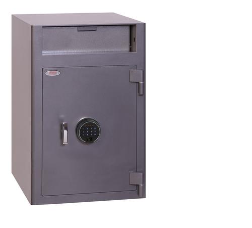 Phoenix Cash Deposit Size 3 Security Safe Finger Print Lock Graphite Grey SS0998FD