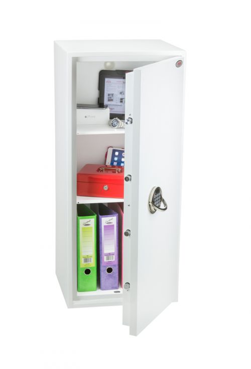 Phoenix Fortress Size 5 S2 Security Safe Electronic Lock White SS1185E  58206PH