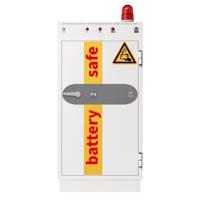 Phoenix Battery Commander Pro BS1943K Size 3 Battery Storage & Charging Safe with Key Lock VDMA Certified