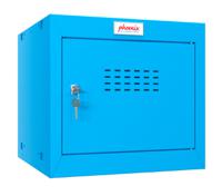 Phoenix CL Series CL0344BBK Size 1 Cube Locker in Blue with Key Lock