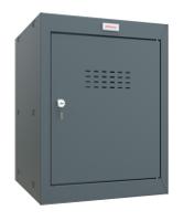 Phoenix CL Series CL0544AAK Size 2 Cube Locker in Anthracite Grey with Key Lock