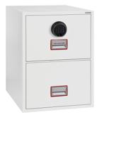 Phoenix World Class Vertical Fire File 2 Drawer Filing Cabinet With Fingerprint Lock - FS2272F