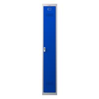 Phoenix PL Series PL1130GBE 1 Column 1 Door Personal Locker Grey Body/Blue Door with Electronic Lock