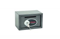 Phoenix Vela Deposit Home and Office Size 1 Safe Key Lock Graphite Grey SS0801KD