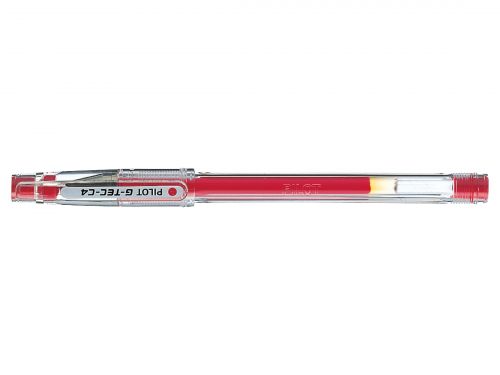 Pilot G Tec C4 Gel Rollerball Pen Micro 0.4mm Tip 0.2mm Line Red Ref 060101202 [Pack 12]