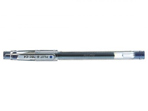 Pilot G Tec C4 Gel Rollerball Pen Micro 0.4mm Tip 0.2mm Line Blue Ref BLGC4 01 [Pack 12]