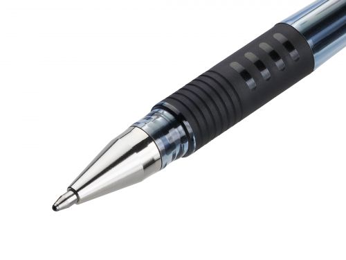 PI15891 Pilot G1 Grip Gel Ink Rollerball Pen Black (Pack of 12) BLGPG107-01