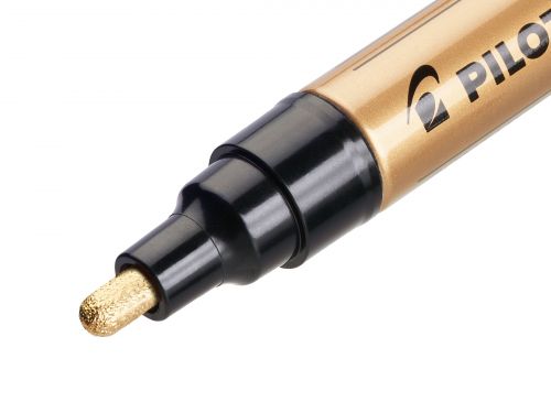 Pilot Bullet Tip Permanent Marker Medium Silver (Pack of 12) SCSM