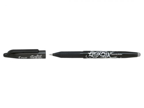 Pilot FriXion Erasable Gel Rollerball Pen Medium 0.7mm BL-FR7 Black [Pack 12]