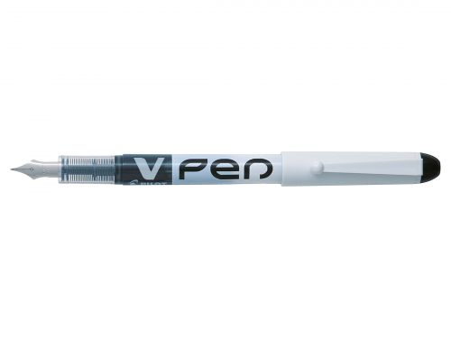 Pilot VPen Disposable Fountain Pens Black (Pack of 12) SV4W-01