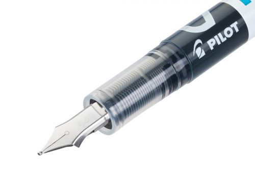 Pilot V Pen 0.58mm Tip Disposable Fountain Pen Available in 4 Colours Red 