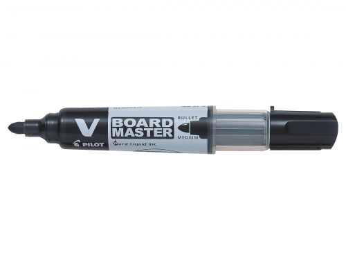 Pilot V Board Master Whiteboard Marker Medium Bullet Tip 6mm 2.3mm Line Black Ref 454101001-1 [Pack 10]