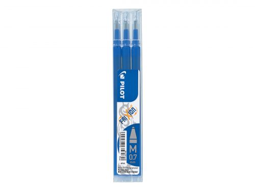 Pilot FriXion Rollerball Pen Refill Medium Blue (Pack of 3) 075300303