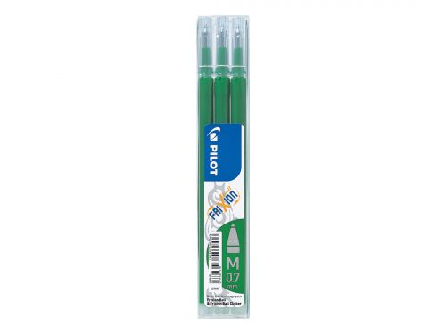 31543PT - Pilot Refill for FriXion Ball/Clicker Pens 0.7mm Tip Green (Pack 3) - 75300304