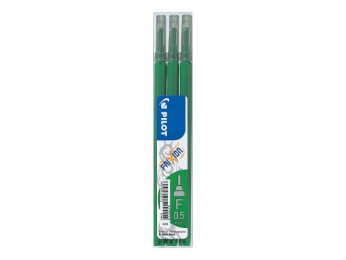 Pilot Refill for FriXion Point Pens 0.5mm Tip Green (Pack 3) - 76300304 31494PT Buy online at Office 5Star or contact us Tel 01594 810081 for assistance