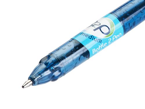 Pilot B2P Ballpoint Pen 1.0mm Tip Blue Ref 4902505402708 [Pack 10]