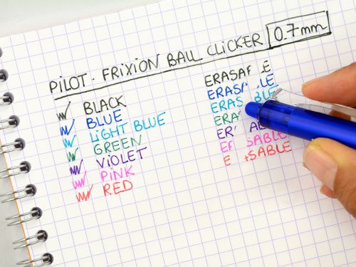 Pilot Frixion Clicker Retractable Roller 0.7mm Blue/Black