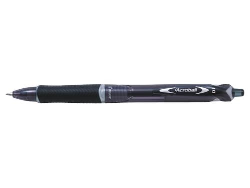 31438PT - Pilot BeGreen Acroball Retractable Ballpoint Pen Recycled 1mm Tip 0.32mm Line Black (Pack 10) - 20101001