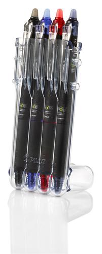 Pilot Set2Go Frixion Synergy Point Clicker Erasable Retractable Gel Pen Rollerball 0.5mm Tip 0.25mm Line Black/Blue/Blue-Black/Red(Pack 4) - S2G571971 11627PT Buy online at Office 5Star or contact us Tel 01594 810081 for assistance